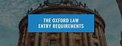 Oxford Law Entry Requirements