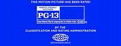 PG-13 MPAA Logo