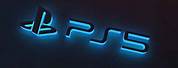 PS5 Logo with Black Background
