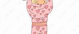 Pajamas Kids Clip Art! Girl