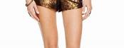 Party City Gold Shorts