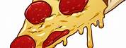 Pepperoni Pizza Slice Cartoon