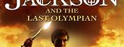 Percy Jackson and the Last Olympian Book Back Cover