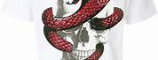 Philipp Plein Snake Print Skull