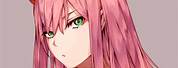 Pink Hair Devil Horns Anime Girl