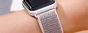 Pink Sport Apple Watch Band Nylon