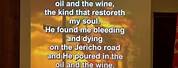 Pour in the Oil and the Wine Song
