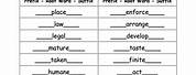 Prefixes Suffixes Worksheet for Class 4