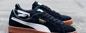 Puma Gum Sole with Black and White Suede