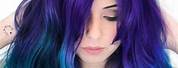 Purple Ombre Hair Color Teal