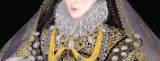 Queen Elizabeth 1 Gold Dress Painting