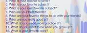 Questions to Ask Your Kids About School