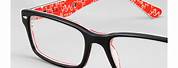 Ray-Ban Red and Black Frame Sunglasses