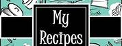 Recipe Cookbook Cover Template