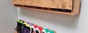 Reclaimed Wood Shoe Wall Shelves