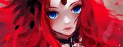 Red Hair Blue Eyes Anime Girl Profile Pic