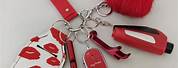 Red Safety Key Chains