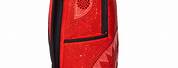Red Sprayground Leather Backpack