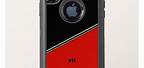 Red and Black iPhone X Case
