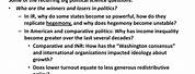 Research Questions for Political Science