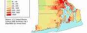 Rhode Island Population Density Map