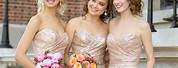 Rose Gold Bridesmaid Dresses for Teens