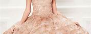 Rose Gold Wedding Dress Centerpieces