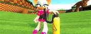 Rouge From Sonic and Bike Pump