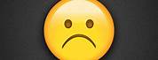 Sad Emoji Black Full HD