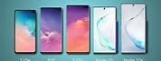 Samsung Galaxy S10 Note Phones Comparison Chart