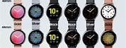 Samsung Watch Active 2 mm Size Chart