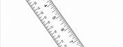 Scale Ruler On Edges of Paper to Printable