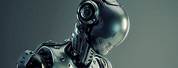 Sci-Fi Humanoid Robot Wallpaper