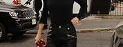 Selena Gomez Green Leather Outfits