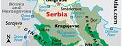 Serbia River Map