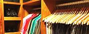 Simple Male Clothes in Closet
