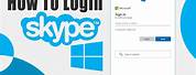 Skype Login Page