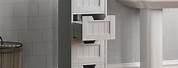 Small Bathroom Storage Cabinets White