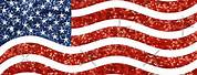 Sparkly American Flag Stickers