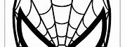 Spider-Man Face Coloring Pages