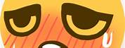 Sweating Blushing Emoji GIF