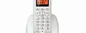 Telstra White Button Phone