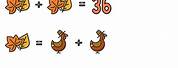 Thanksgiving Math Puzzles for Middle School