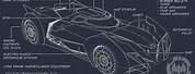 The Batman Batmobile Muscle Car Blueprints