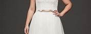 Two Piece Wedding Dress Plus Size