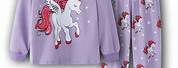 Unicorn Pyjamas for Girls Purple Ones