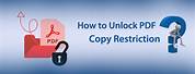 Unlock PDF for Copying