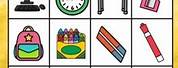 Utiles Escolares Loteria Clip Art