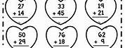 Valentine Math Worksheets 2nd Grade