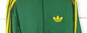 Vintage Green Adidas Track Jacket